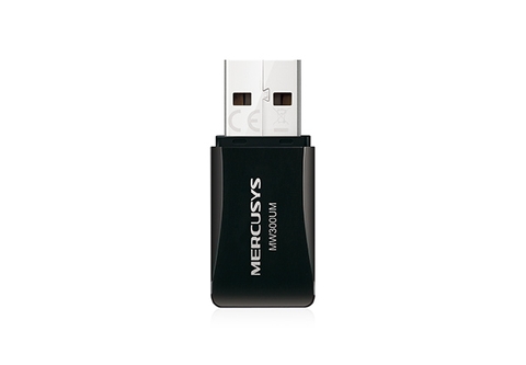 Bộ chuyển đổi USB Wi-Fi Mini N300 Mercusys MW300UM