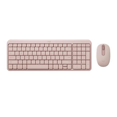 Combo bàn phím chuột bluetooth Logitech MK250, Hồng (920-013561)