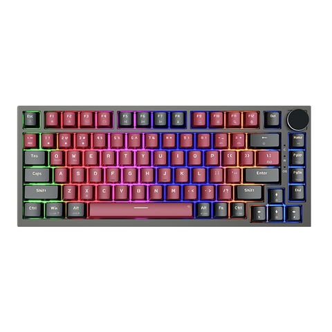 Bàn phím chơi game cơ EDRA EK375 - Beta (Black + Red)