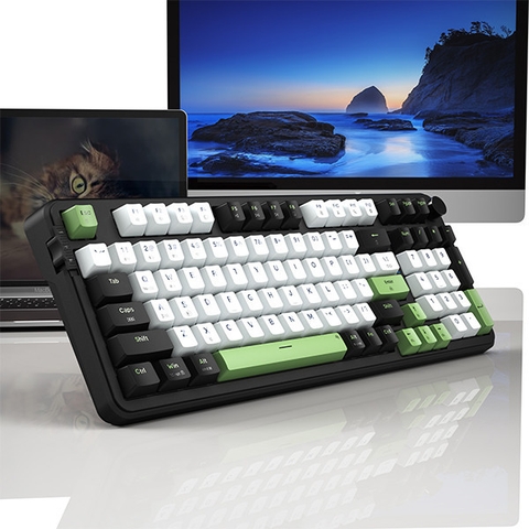 Bàn phím cơ chơi game EDRA EK398W - Black