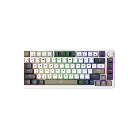 Bàn phím cơ chơi game EDRA EK375W White