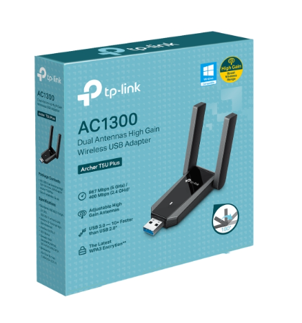 USB Wifi TP-Link T3U Plus băng tần kép AC1300