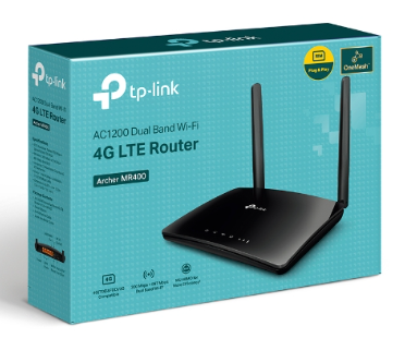 Router Wi-Fi băng tần kép 4G LTE AC1200 TP-Link Archer MR400