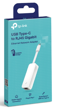 Bộ chuyển đổi USB Type-C to LAN RJ45 Gigabit Tp-link UE300C