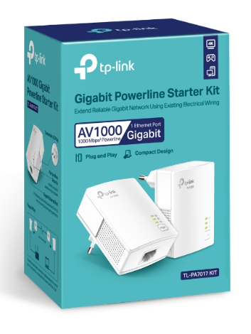 Bộ chuyển đổi Internet qua đường dây điện Gigabit AV1000 TP-Link TL-PA7017 KIT
