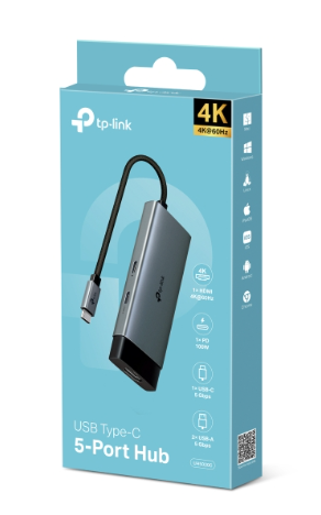 Hub USB type-C 5 cổng TP-Link UH5020C
