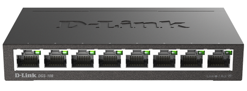 Bộ chuyển mạch D-Link để bàn không quản lý 8 cổng Gigabit DGS-108