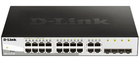 Bộ chuyển mạch D-Link Gigabit thông minh 20 cổng DGS-1210-20