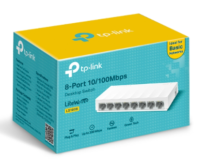 Switch Để Bàn 8 Cổng TP-Link LS1008 Tốc độ 10/100