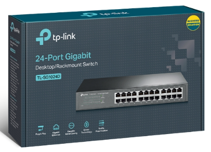 Switch Rackmount/Để Bàn 24 Cổng Gigabit TP-Link TL-SG1024D