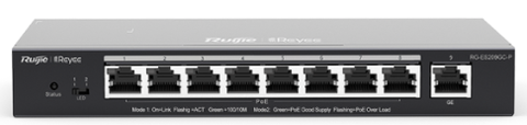 Switch Để Bàn 9 Cổng Gigabit Ruijie Reyee RG-ES209GC-P