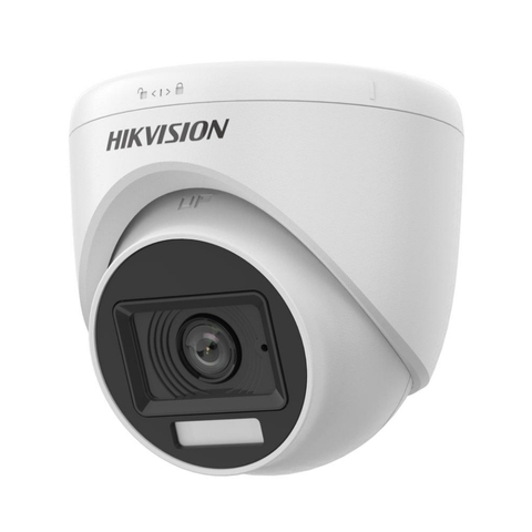 Camera HDTVI 2MP Dome Hikvision DS-2CE76D0T-EXLPF Dual light