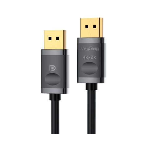 Cáp DisplayPort VegGieg V-Z602 1.5m 2 Đầu Dương 1.2 Hỗ Trợ 4K
