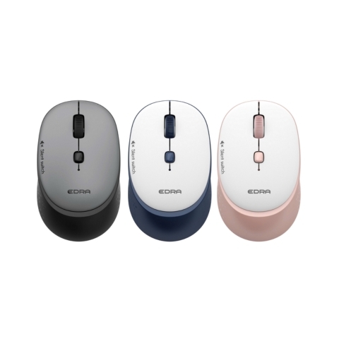 Chuột Không Dây Công Thái Học EDRA EM610W Silent Không Tiếng