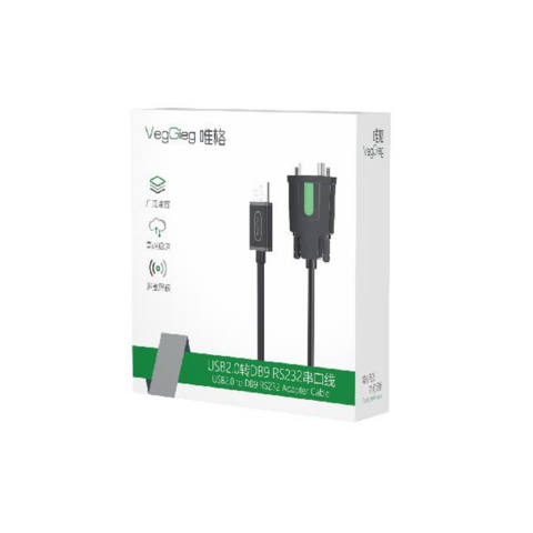 Cáp Chuyển USB ra Com (Dương ) 1.5m Veggieg V-U401
