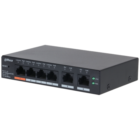 Switch PoE Cloud 6 port với 4 port PoE