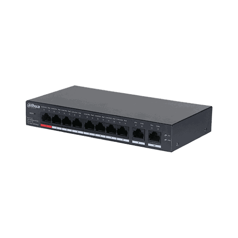 Switch PoE Cloud 10 port với 8 port PoE DH-CS4010-8ET-110