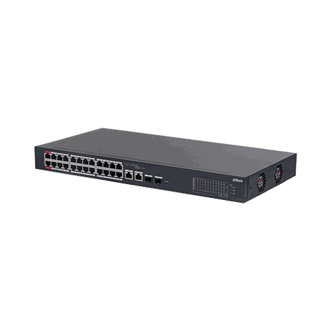 Switch PoE Cloud 26 port với 24 port PoE DH-CS4226-24ET-240