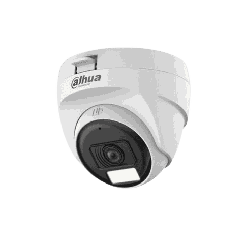 Camera Dome HDCVI Full Color ánh sáng kép thông minh 2.0MP (Dòng Cooper) DH-HAC-T1A21P-U-IL-A