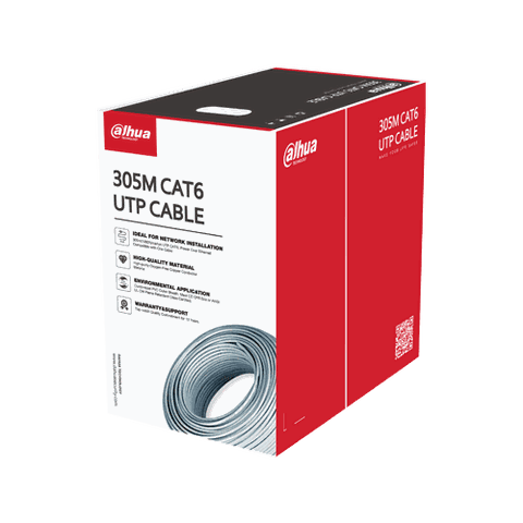 Cáp mạng UTP CAT6 lõi đồng 305m, thời gian sử dụng lên đến 10 năm