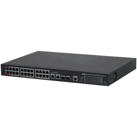 Switch 28 cổng với 24 port PoE All-Gigabit Layer 2 managed DAHUA DH-S4228-24GT-240