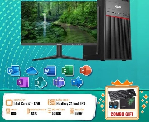 Máy Tính Văn Phòng i7/B85/8GB/500GB