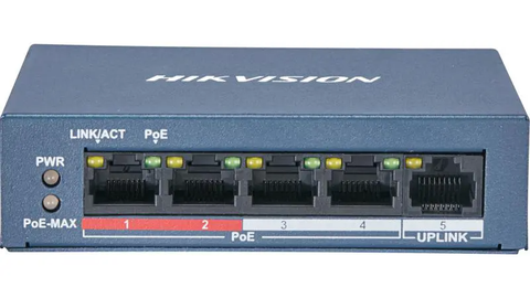 Switch POE 4 cổng 100M HIKVISION DS-3E0105P-E/M