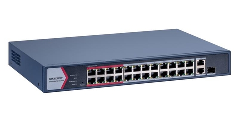Switch mạng thông minh 24 cổng PoE, DS-3E1326P-EI/M