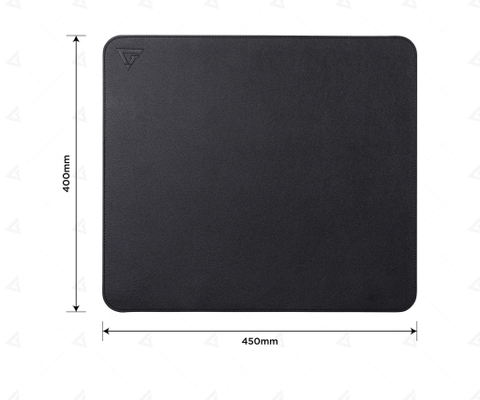 Lót chuột GEARVN Da Pu Đen (450x400x2)