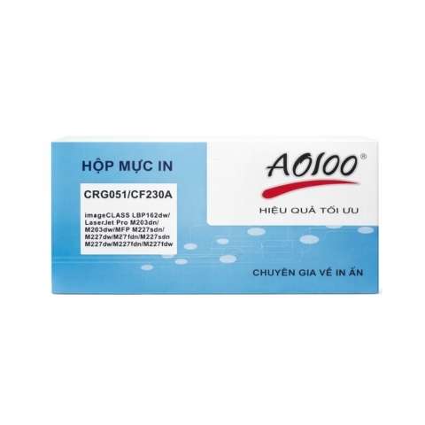 Hộp Mực In AO100 CRG051/CF230A (M203dn / M203dw / MFP M227sdn / M227fdn / M227fdw)