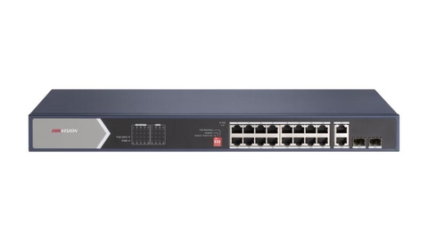 Switch mạng 16 cổng PoE, hỗ trợ HiPOE, DS-3E0520HP-E