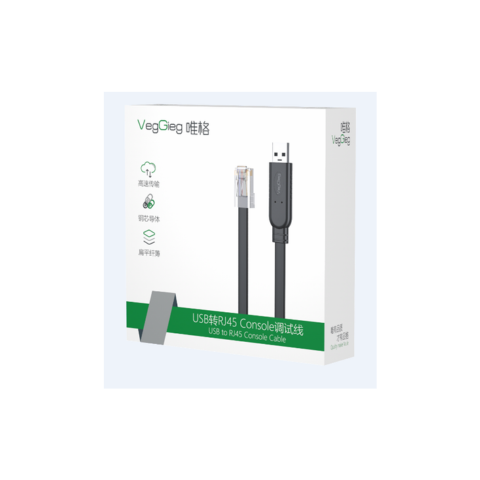 Cáp lập trình Console USB ra LAN (RJ45) V-U403 Veggieg