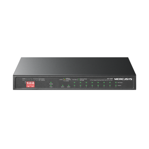 Switch Mercusys MS110GMP | 10 Cổng 10/100/1000 Mbps
