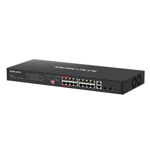 Switch Rackmount Gigabit 20 cổng với 16 cổng PoE+ MS120GP
