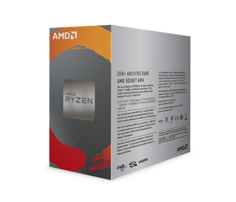 Bộ vi xử lý AMD Ryzen 3 3200G / 3.6GHz Boost 4.0GHz / 4 nhân 4 luồng / 4MB / AM4