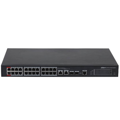 Switch Dahua 24 port POE 10/100 DH-PFS4226-24ET-360