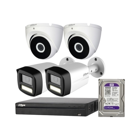 Trọn Gói Bộ 4 Camera Analog Dahua 2MP Lắp Đặt Tận Nơi TPHCM