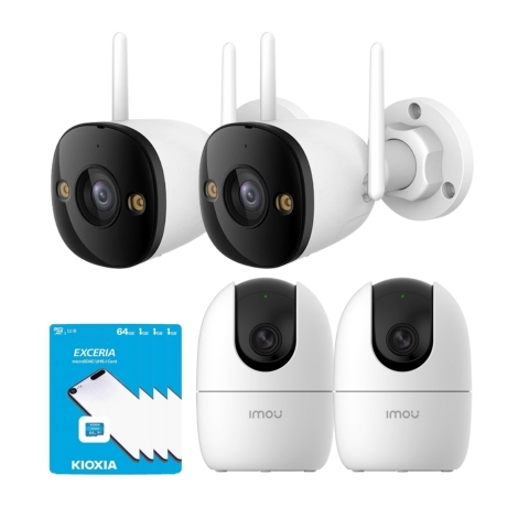 Trọn Gói Bộ 4 Camera Wifi IMOU 3MP Lắp Đặt Tận Nơi TPHCM
