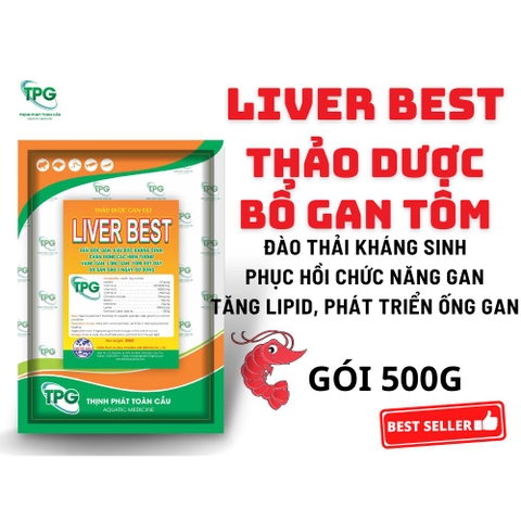 LIVER BEST- THẢO DƯỢC BỔ GAN TỤY TÔM - GÓI 500G