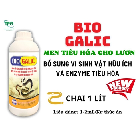 BIO GALIC- MEN TIÊU HÓA CHO LƯƠN - CHAI 1 LÍT