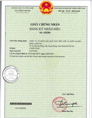 Giấy Chứng Nhận Thương Hiệu Do Cục Sở Hữu Trí Tuệ Cấp