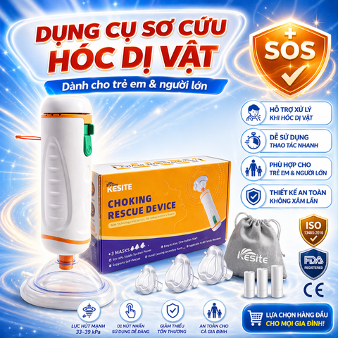 Dụng cụ hỗ trợ sơ cứu hóc dị vật KESITE model: Type IA chính hãng bảo hành 12 tháng