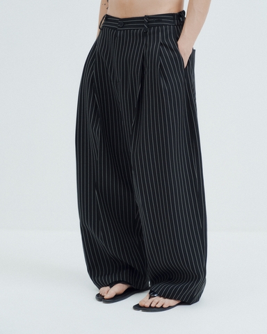Albert Pants Black Stripe