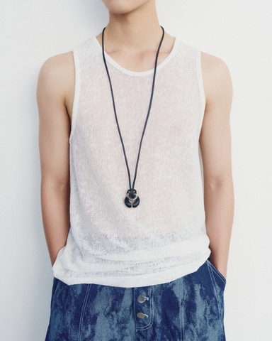 Esh Tank Top SS White