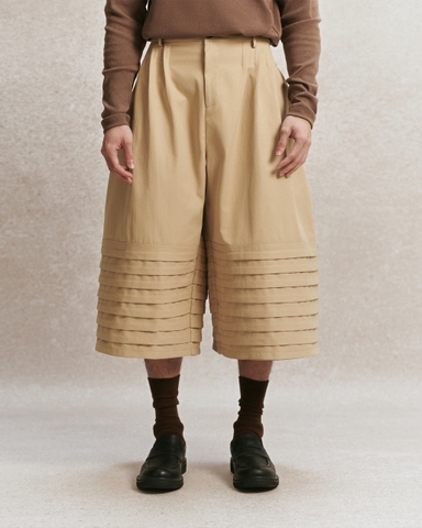 Plate Culottes Pants