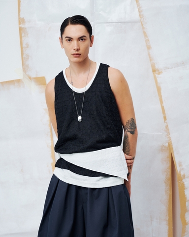 Lou Tank Top Black
