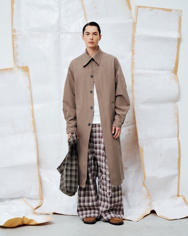 Sanko Trench Coat Brown