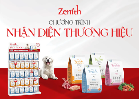 Chương trình Nhận diện Thương hiệu Zenith – Tài trợ 100% POSM cho Pet Shop