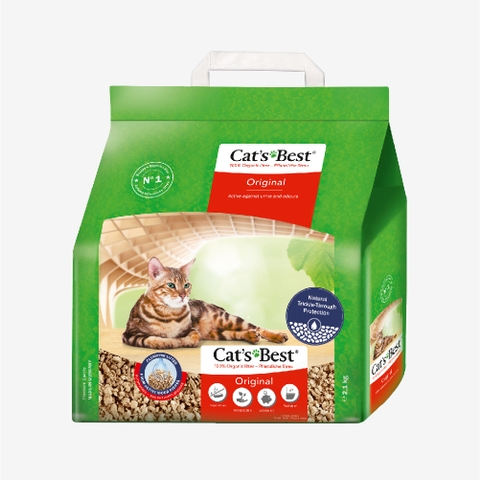 Cát vệ sinh hữu cơ vón cục khử mùi và vi trùng Cat's Best Original