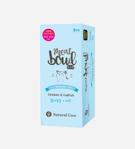 Pate gà và cá tuyết cho mèo